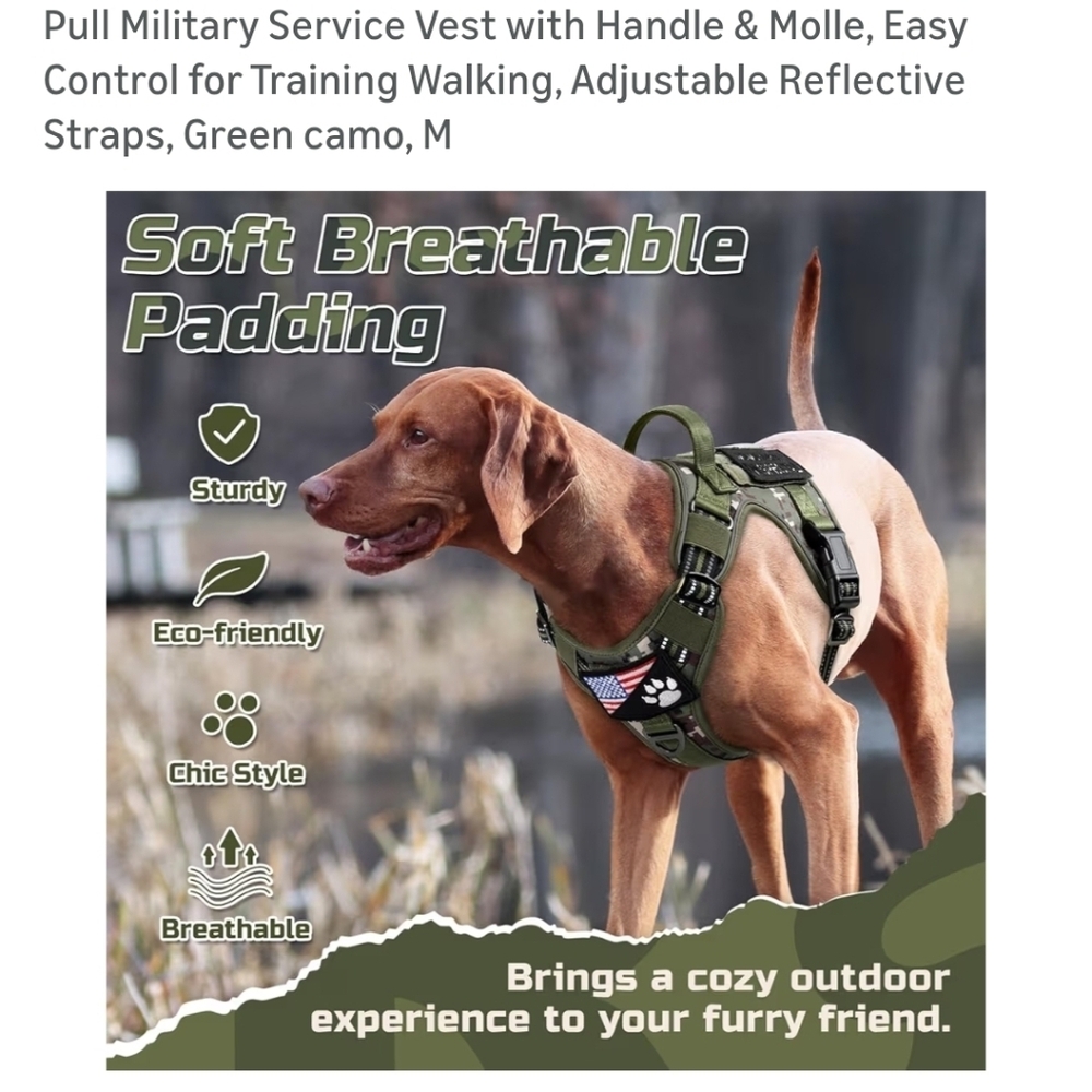Rabbitgoo Tactical Dog Harness